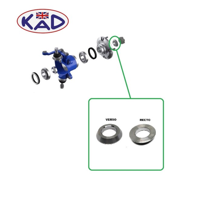 Rondelle conique - embout cardan 7.5 et 8.4 - Austin Mini - KAD