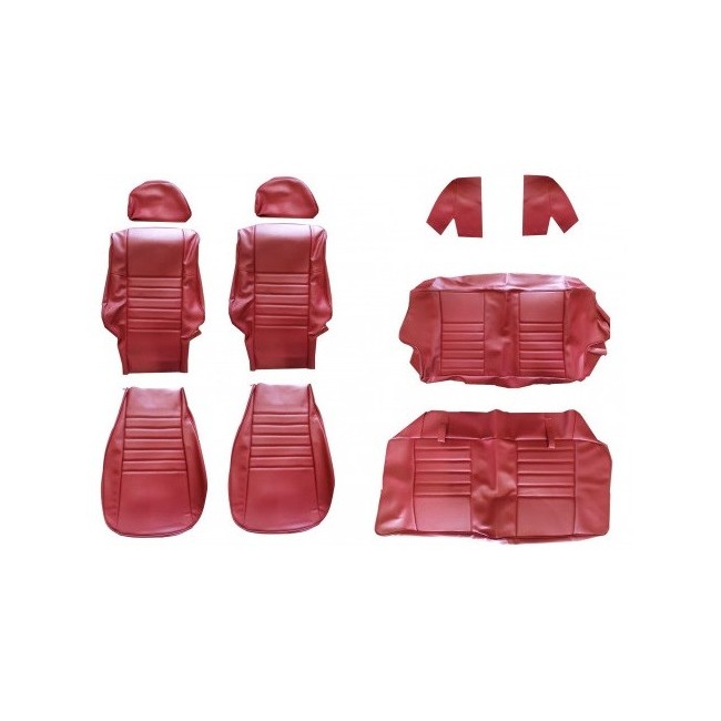 Intérieur complet Austin Mini - 1980 à 1992 (lie de vin)