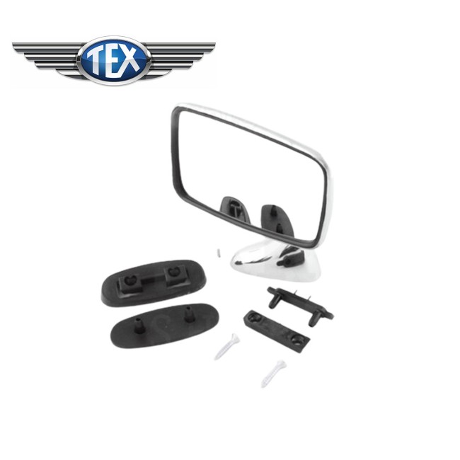 Rétro plat convexe GAUCHE - Chromé