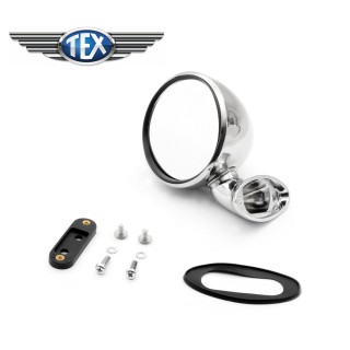 Rétro obus G - spécial Mini - INOX  - ''luxe'' - Austin Mini