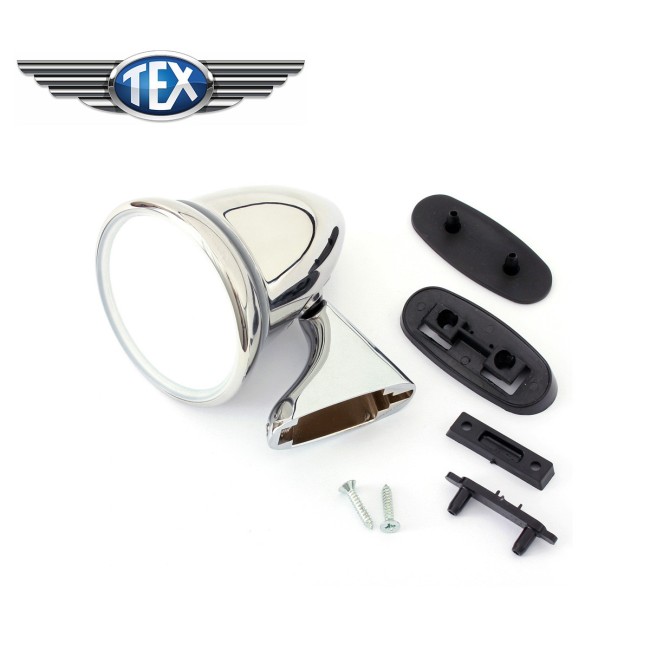 Rétro obus G - spécial Mini - INOX  - ''classic'' CONVEXE - Austin Mini