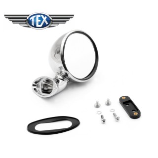 Rétro obus D - spécial Mini - INOX  - ''luxe'' - Austin Mini