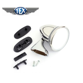 Rétro obus D - spécial Mini - INOX  - ''classic'' - Austin Mini