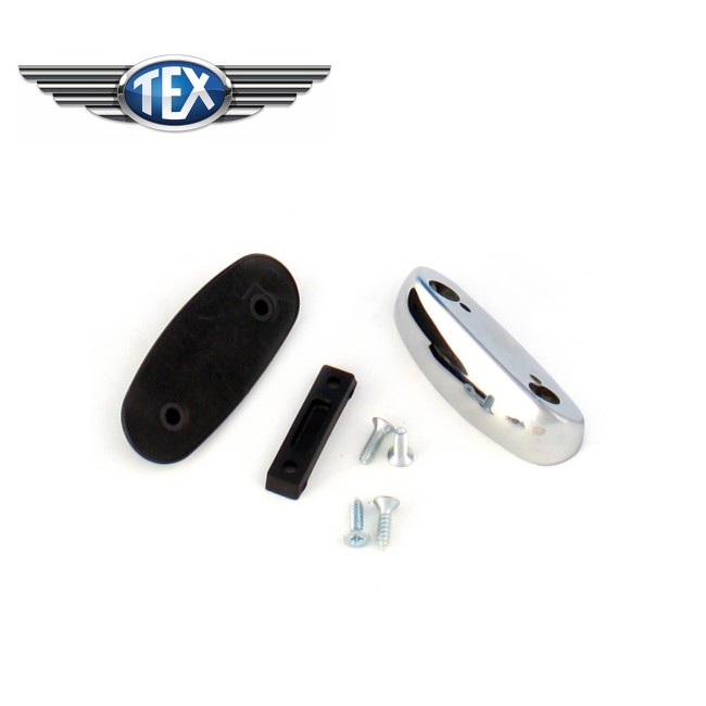 Embase de rétro métal chromé  G ou D - Austin Mini