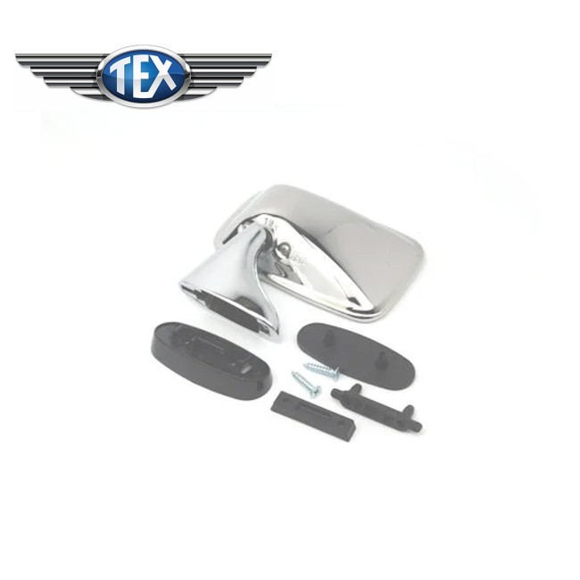 Rétro plat chromé G INOX - Austin Mini