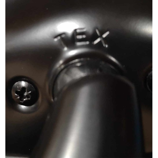 Rétro plat convexe DROIT Tex® - Noir