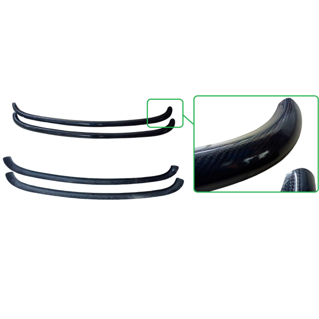 Paire de pare choc - Austin Mini - '' Carbon''