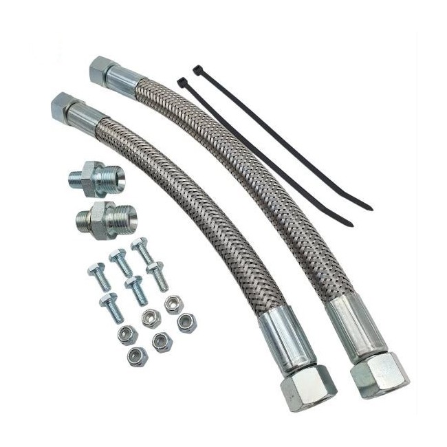 Radiateur d'huile - Kit durites (aviation) A+ - Mini