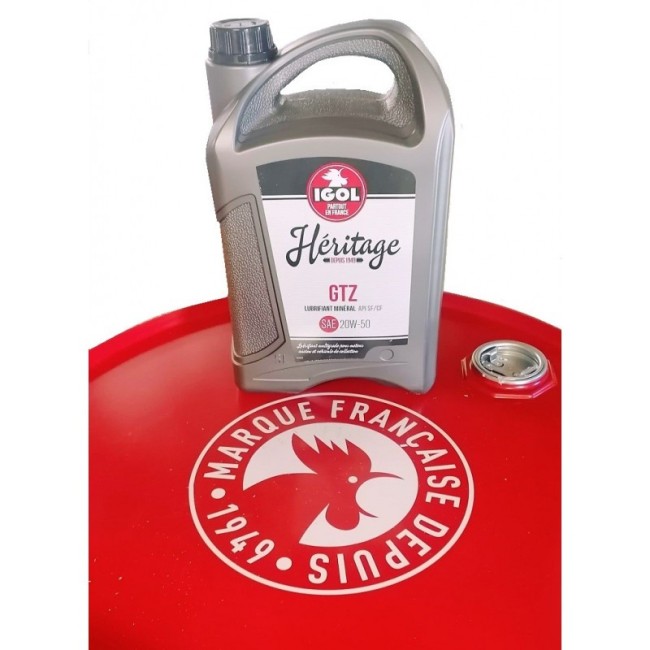 Pack Vidange Igol Heritage 20W50 5L