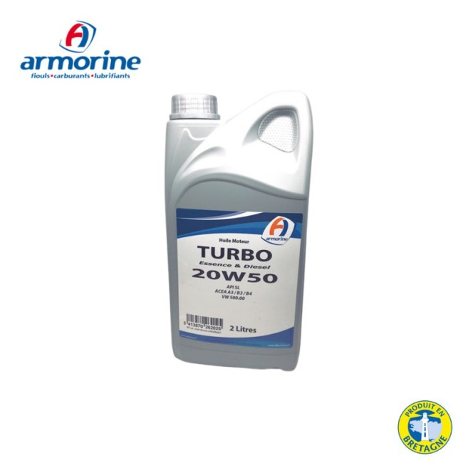 Pack Vidange Armorine 20W50 5L + 2L