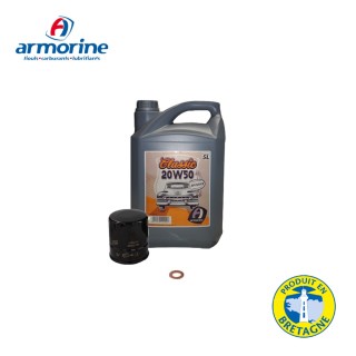 Pack Vidange Armorine 20W50 5L - Filtre Wix