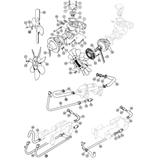 Pompe à eau hélice et durites Spitfire  - TLCS : Pièces détachées 