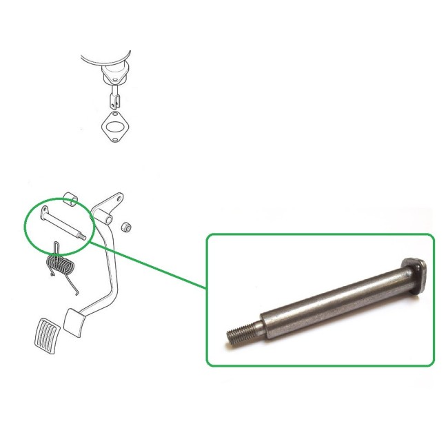 Axe de pédalier Austin Mini - 1959 à 1984