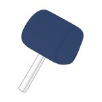 Appuie-tête Spitfire - Cuir bleu foncé