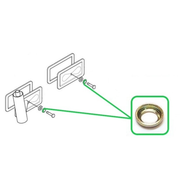 Rondelle cuvette 5/16"