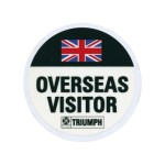 Autocollant ''Overseas Visitor" 