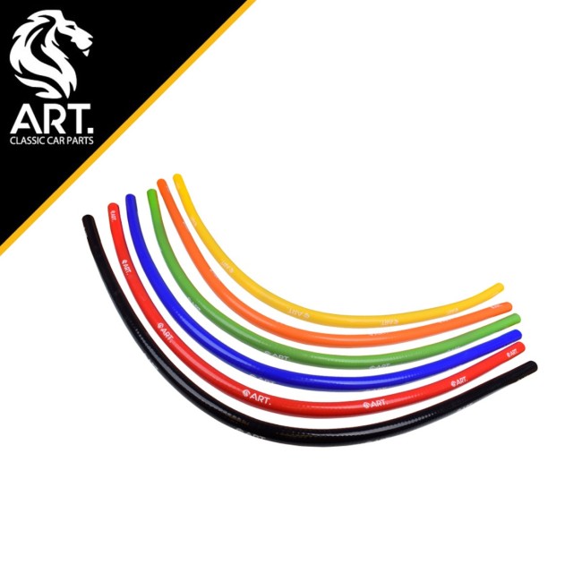 Durite de chauffage 13 mm SILICONE - 6 couleurs au choix - ART Classic Car Parts