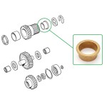 Bague de pignon primaire de vilebrequin extérieur standard