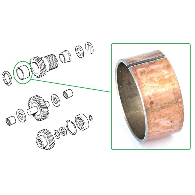 Bague de pignon primaire de vilebrequin intérieur