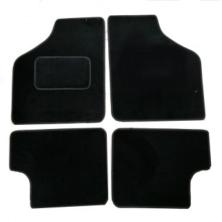 4 tapis de sol (noir)- Austin Mini