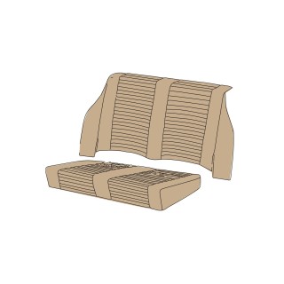 Housse de banquette Austin Mini - Biscuit