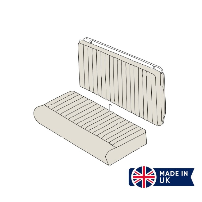 Housse de banquette Austin Mini - Break Welded (Gris colombe)