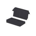 Housse de banquette Austin Mini - Monté Carlo (Noir)