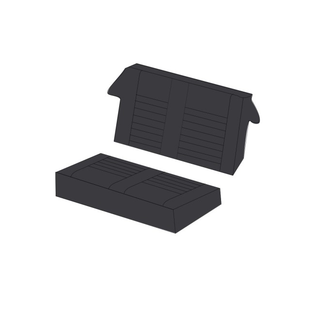 Housse de banquette Austin Mini - Monté Carlo (Noir)