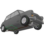 Plancher arrière droit Austin Mini - 1959 à 1992