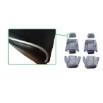 Housse de siège avant Austin Mini - MK4 é MK5 (Noir/Gris)