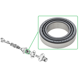 Roulement roulement Arrière - Triumph