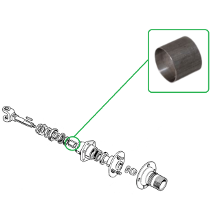 Entretoise de roulement - Triumph TR4A / TR5 / TR6