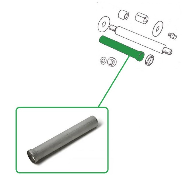 Tube de graissage bras AR Acier - Austin Mini