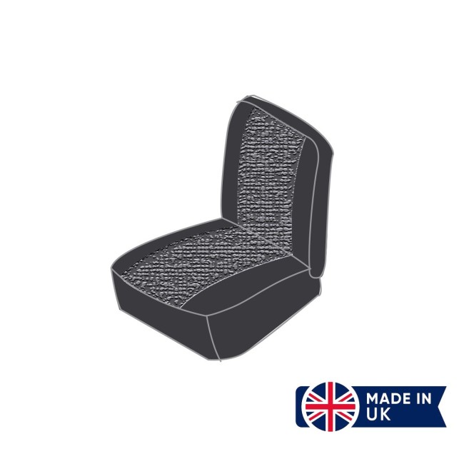 Housse de siège Austin Mini - CITY Houndstooth (Noir) ORIGINE