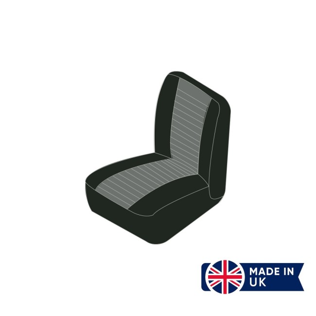 Housse de siège avant Austin Mini - Cooper Innocenti (Noir) ORIGINE