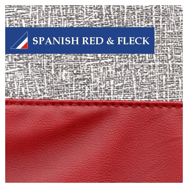 Housse de siège avant Austin Mini - Mk1 Sewn face (Rouge espagnol/Fleck) ORIGINE