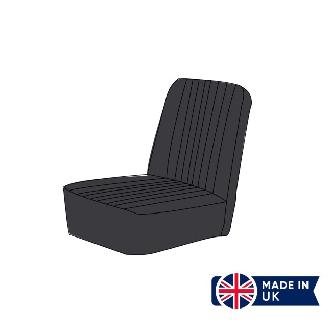 Housse de siège avant Austin Mini - Innocenti 1001 (Noir) ORIGINE