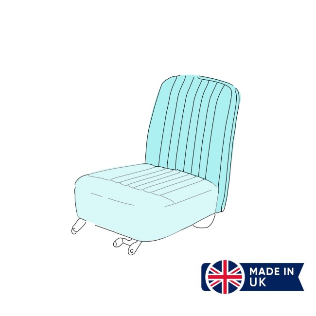Housse de siège Austin Mini - MK1 Stitched / Dossier (Bleu) ORIGINE