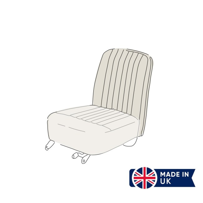 Housse de siège (DOSSIER) Austin Mini - MK1 Stitched / Dossier (Gris) ORIGINE