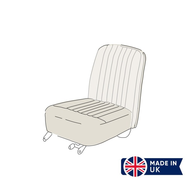 Housse de siège (ASSISE) Austin Mini - MK1 Stitched (Gris) ORIGINE