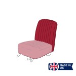 Housse de siège (DOSSIER) Austin Mini - MK1 Stitched (Rouge) ORIGINE