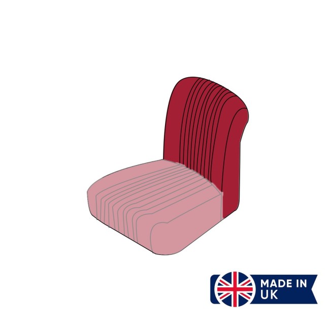 Housse de siège (DOSSIER) Austin Mini - Mk2 (Rouge) ORIGINE