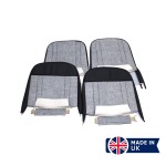 Housse de siège Austin Mini - Morris Mini (Noir/Fleck) ORIGINE