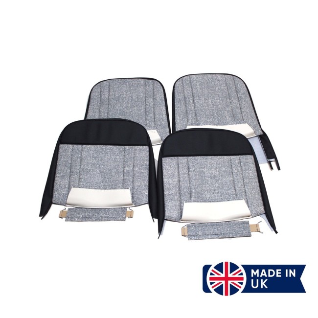 Housse de siège Austin Mini - Morris Mini (Noir/Fleck) ORIGINE