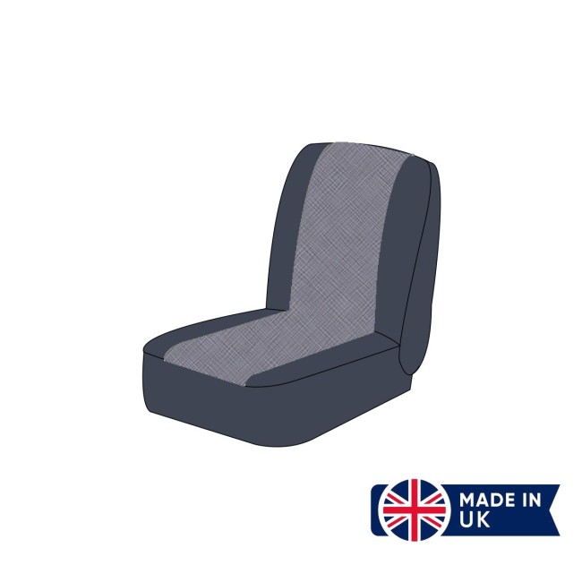 Housse de siège Austin Mini - Plaid Cloth (Bleu) ORIGINE