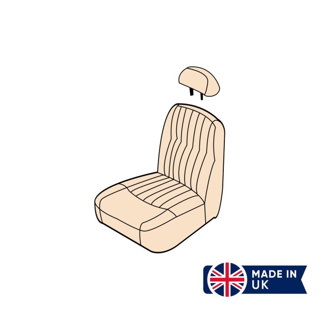 Housse de siège Austin Mini - Rover Vertical (Beige clair) ORIGINE