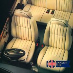 Housse de siège Austin Mini - Rover Vertical (Beige clair) ORIGINE