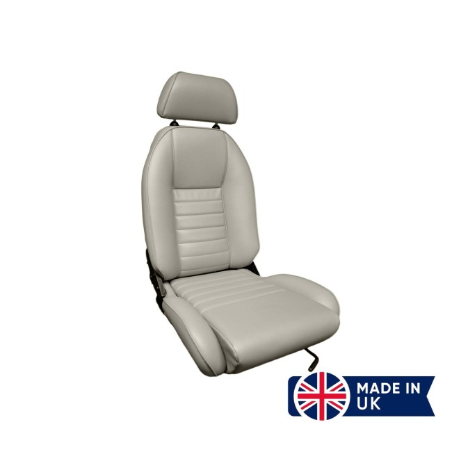 Siège suffolk GT Austin Mini - Vinyle (Gris colombe)