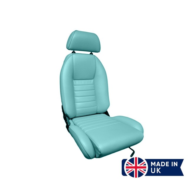 Siège suffolk GT Austin Mini - Vinyle (Bleu)