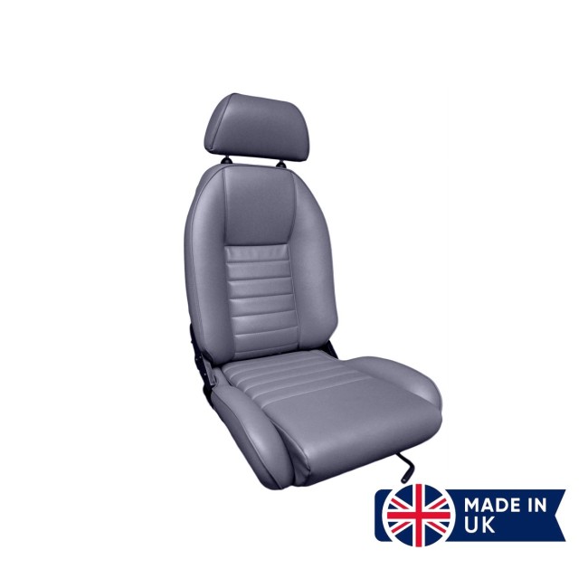 Siège suffolk GT Austin Mini - Cuir (Bleu marine)